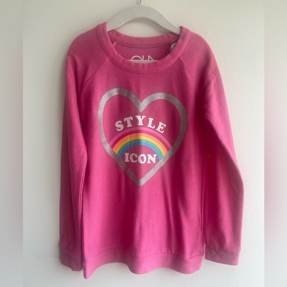 Chaser Knit Raglan Pullover - Style Icon Size 8 - Picture 1 of 5